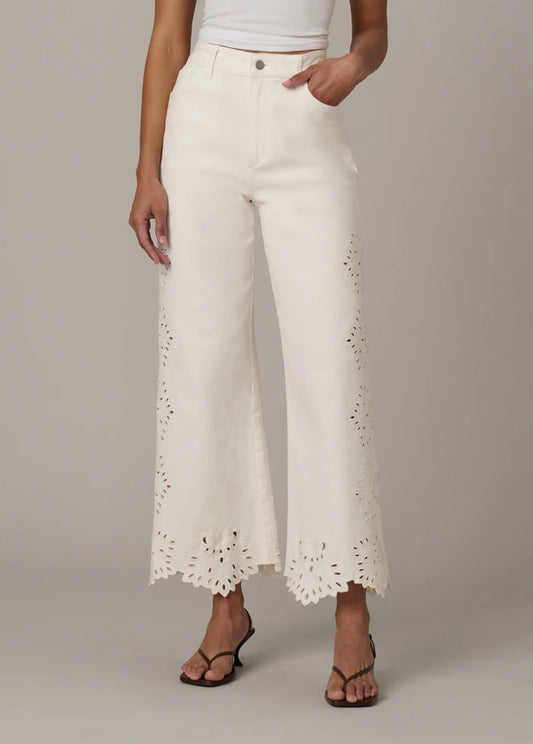 JOE’S THE MIA WITH BRODERIE
HIGH RISE WIDE LEG ANKLE