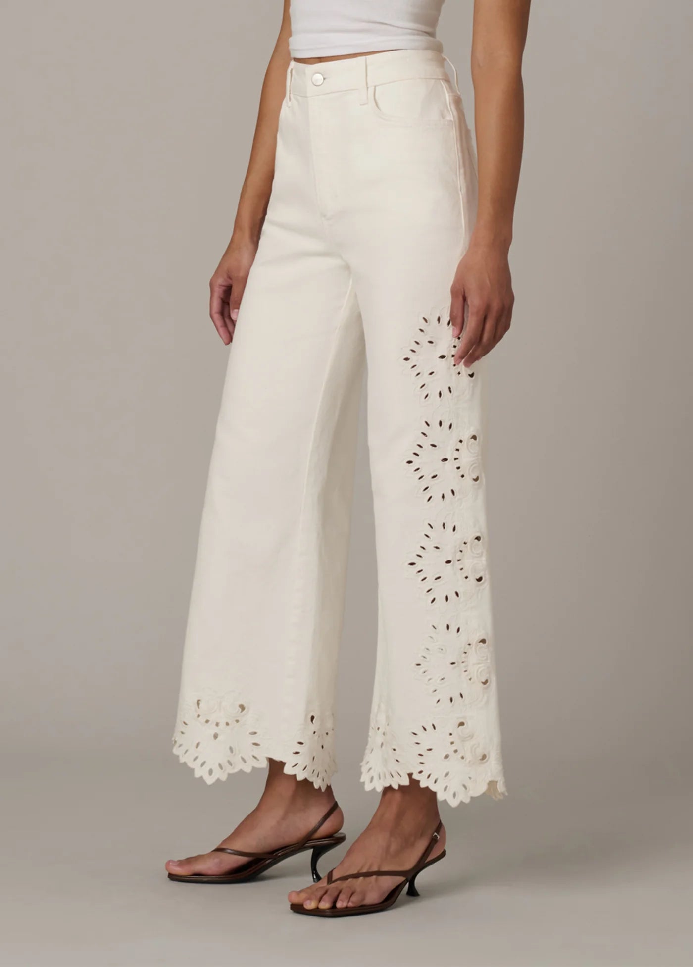 JOE’S THE MIA WITH BRODERIE
HIGH RISE WIDE LEG ANKLE