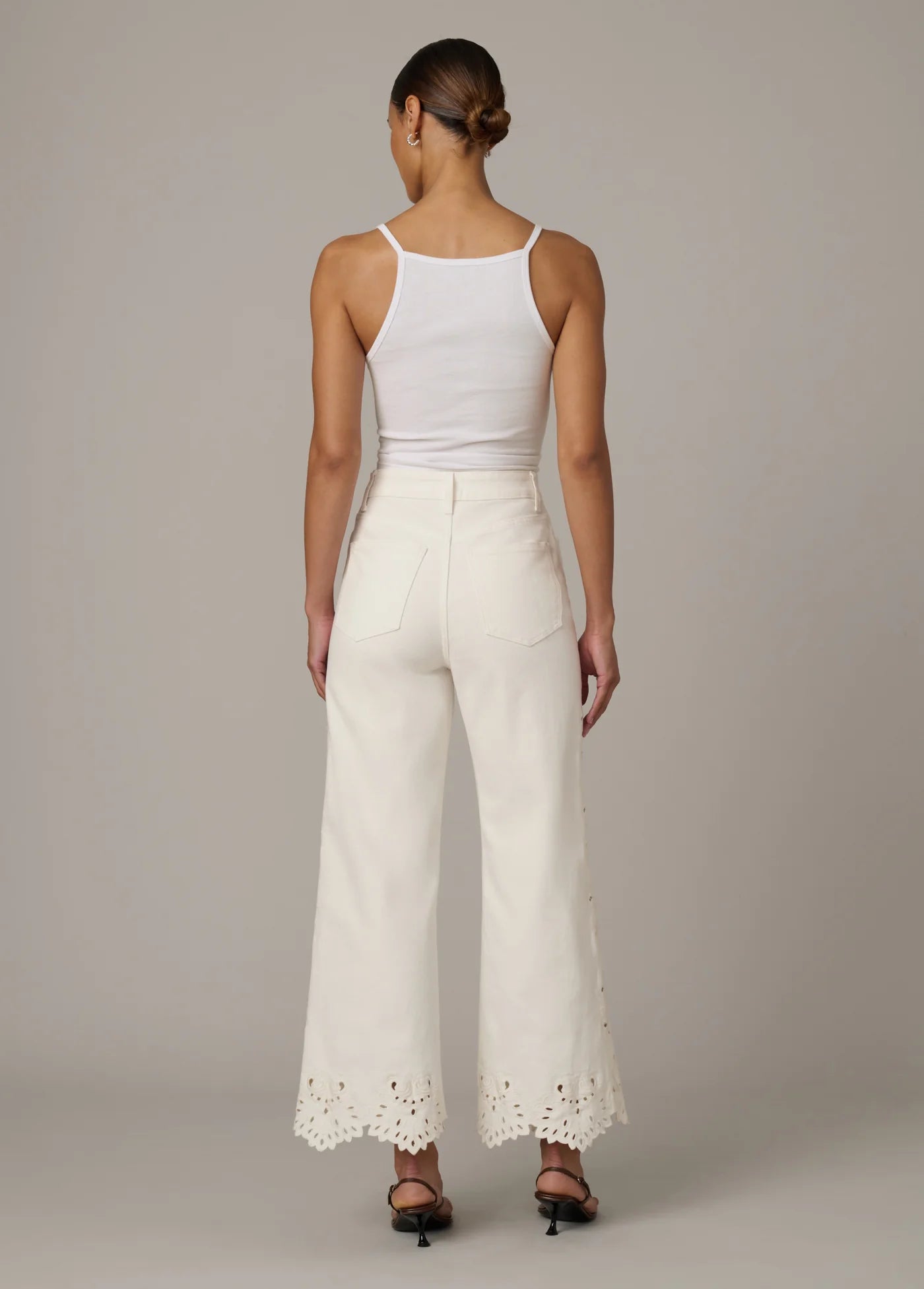 JOE’S THE MIA WITH BRODERIE
HIGH RISE WIDE LEG ANKLE