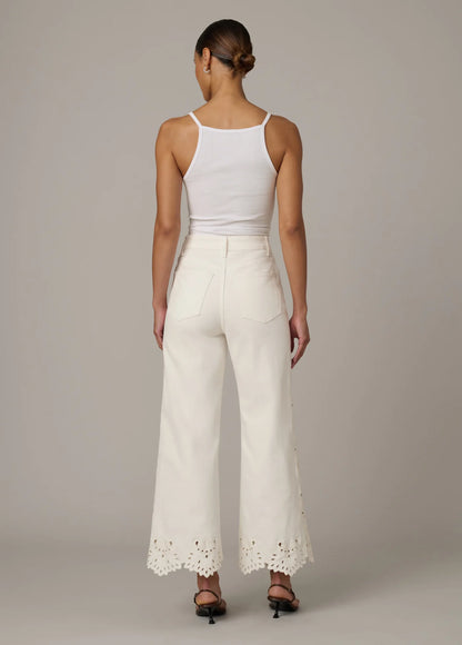 JOE’S THE MIA WITH BRODERIE
HIGH RISE WIDE LEG ANKLE