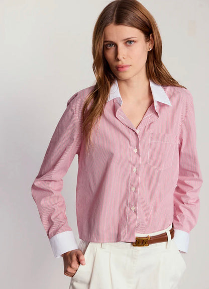 THE SHIRT by ROCHELLE BEHRENS - Long Sleeve Boxy Crop