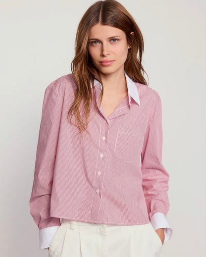 THE SHIRT by ROCHELLE BEHRENS - Long Sleeve Boxy Crop