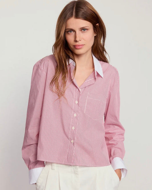 THE SHIRT by ROCHELLE BEHRENS - Long Sleeve Boxy Crop
