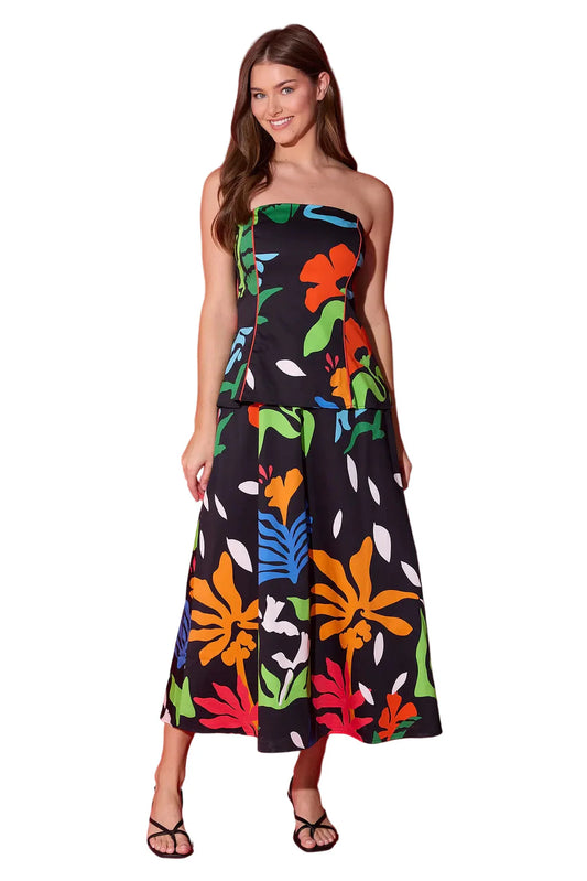 Alden Adair - Brooks Dress in Black Majorelle