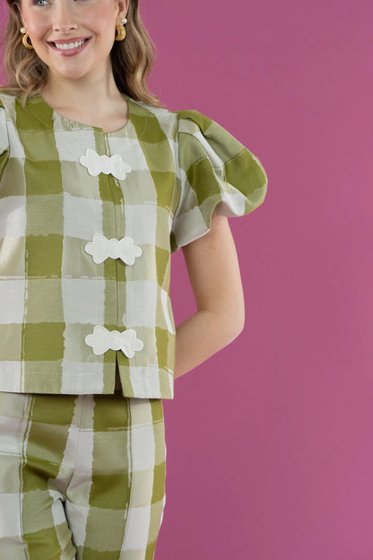 Emily McCarthy Isabella Top - Gingham
