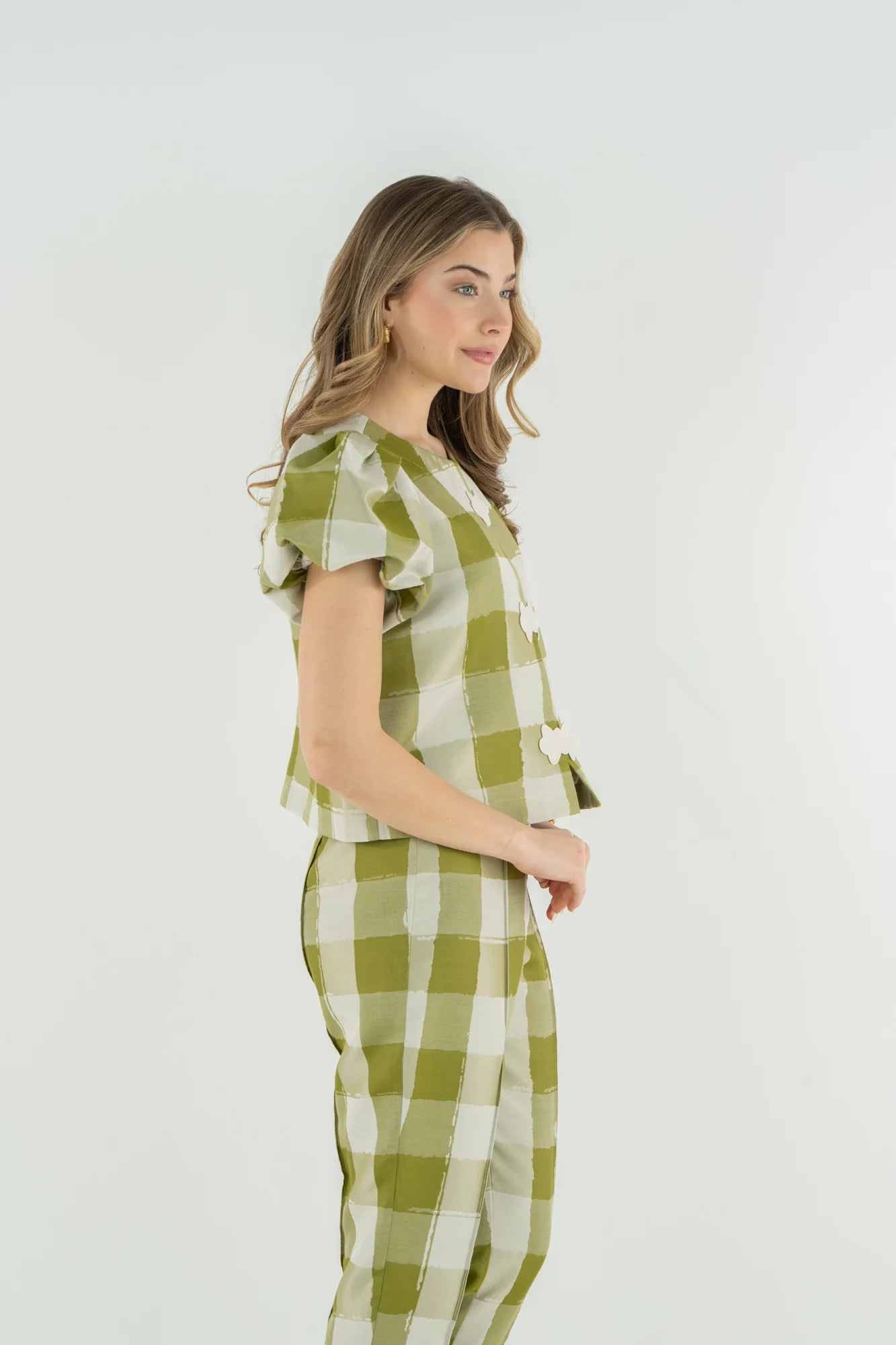 Emily McCarthy Isabella Top - Gingham