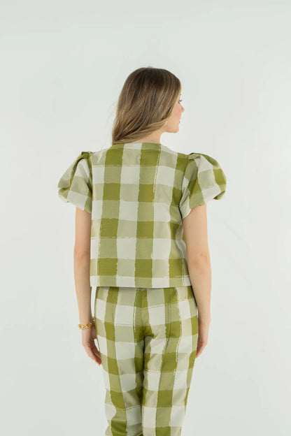 Emily McCarthy Isabella Top - Gingham