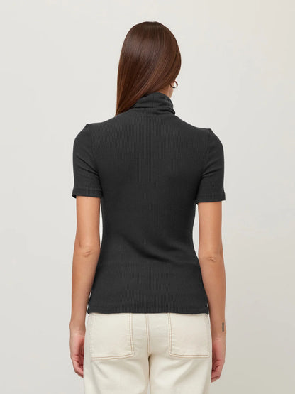 Fifteen Twenty - JANA SHORT SLEEVE TURTLENECK TOP