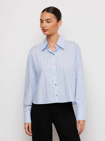 Fifteen Twenty - LISA EMBELLISHED BUTTON UP TOP