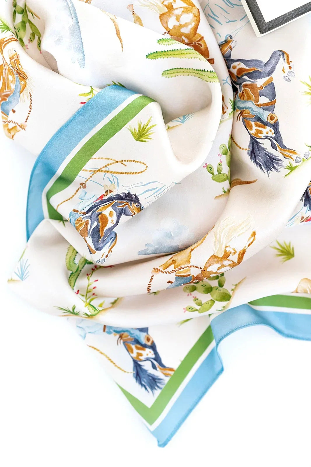 Catherine Cartie - Rodeo Cowgirl & Cowboy Silk Scarfs