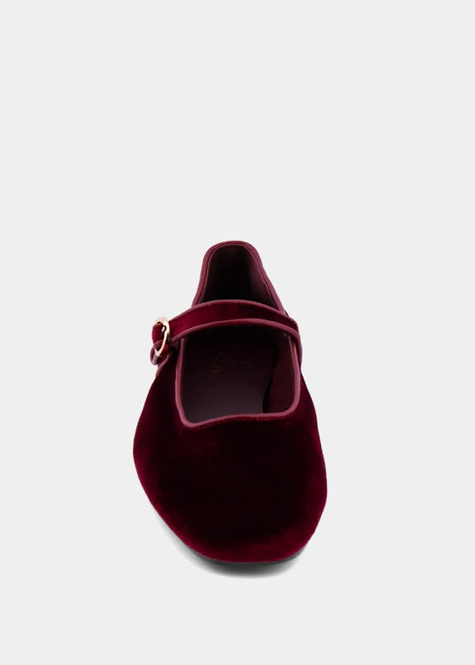 Shu Shop - ANNABELLE Velvet Ballet Flat in 2 colors