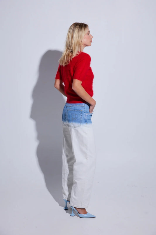 COLORUSH - BRUSHED CHAMONIX TEE CARDI SPICY
