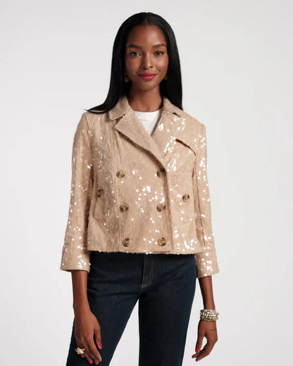 Frances Valentine Sequin Moto Jacket