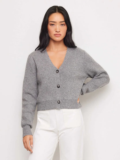 Fifteen Twenty - NAE SEQUIN CARDIGAN SWEATER
