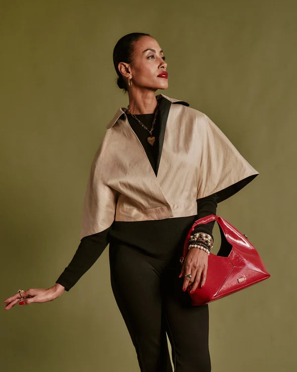 Frances Valentine Dupioni Capelet