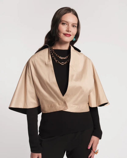 Frances Valentine Dupioni Capelet