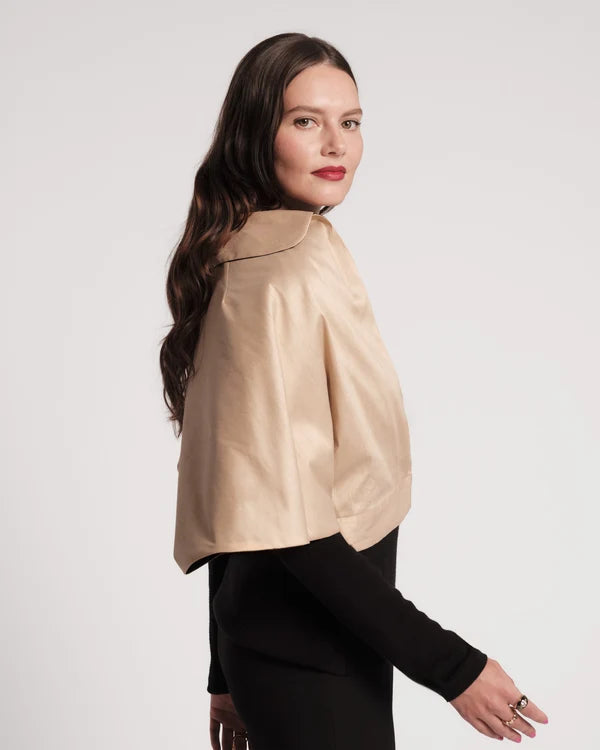 Frances Valentine Dupioni Capelet