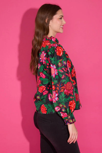 Alden Adair Phoebe Top in Flora