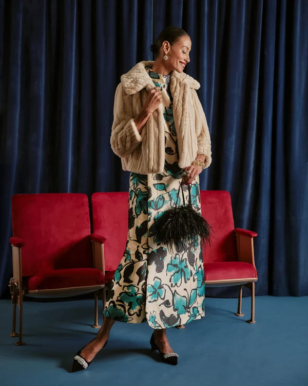 Frances Valentine Carlyle Maxi Dress - ABSTRACT MEADOW