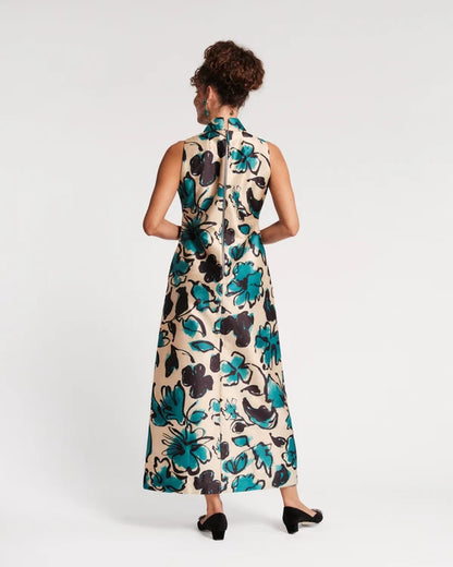 Frances Valentine Carlyle Maxi Dress - ABSTRACT MEADOW