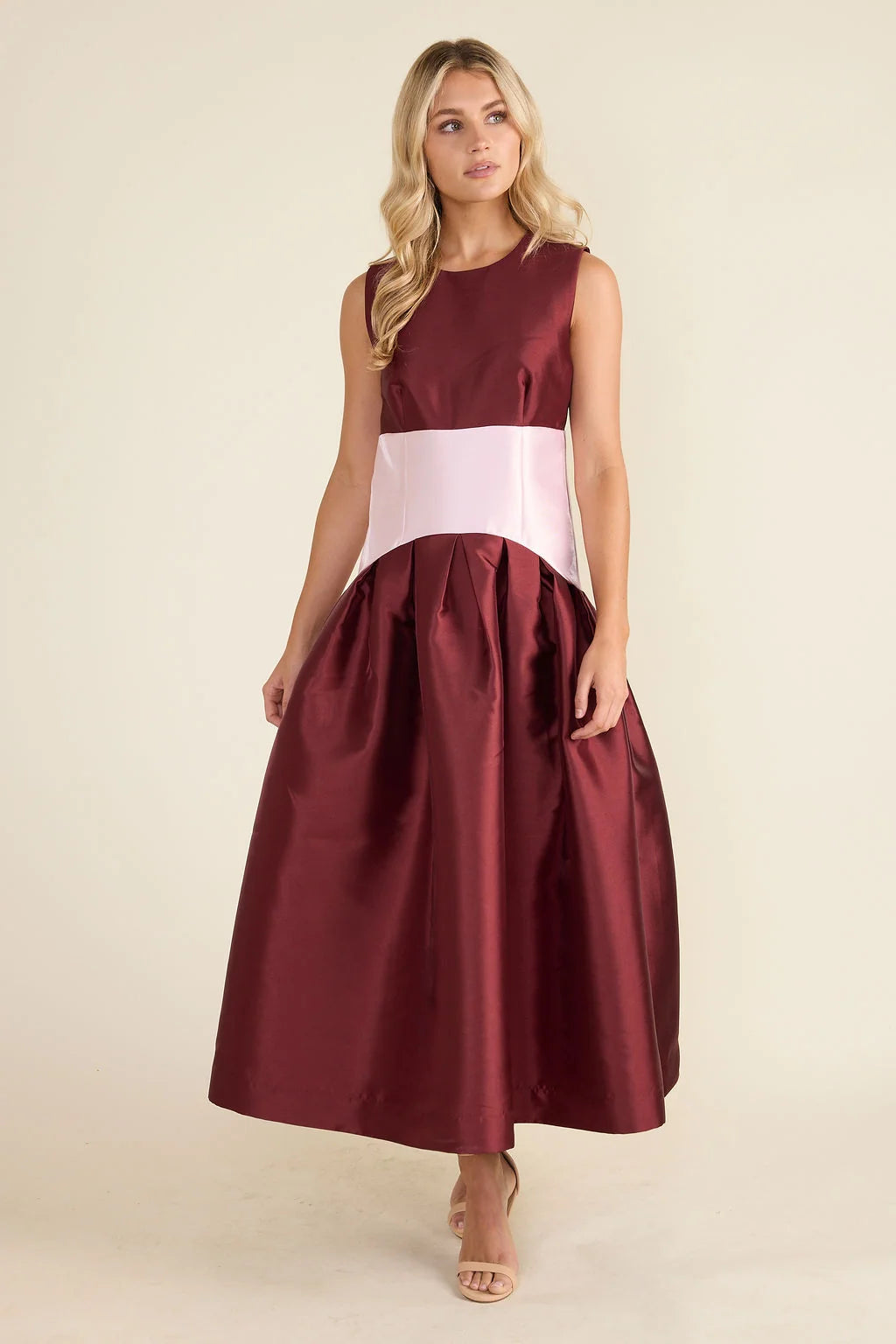 Thomas & Lourdes Andrew Dress in Bordeaux