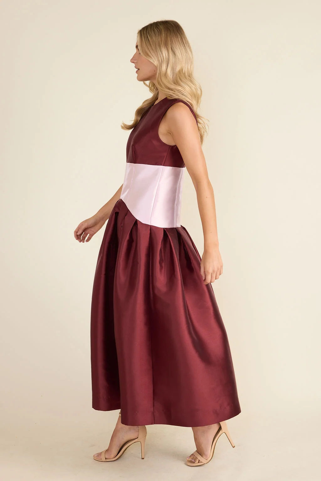 Thomas & Lourdes Andrew Dress in Bordeaux