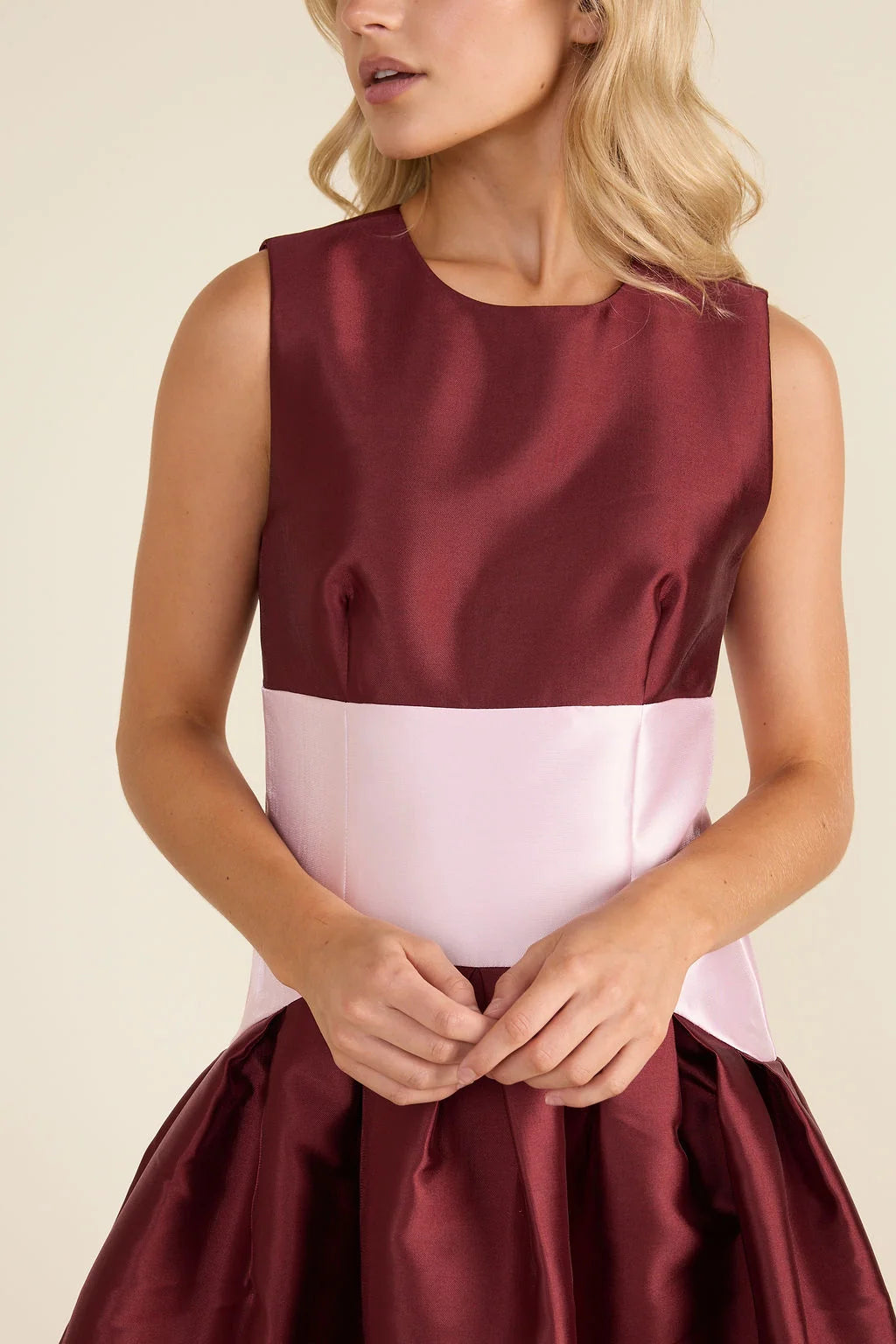 Thomas & Lourdes Andrew Dress in Bordeaux