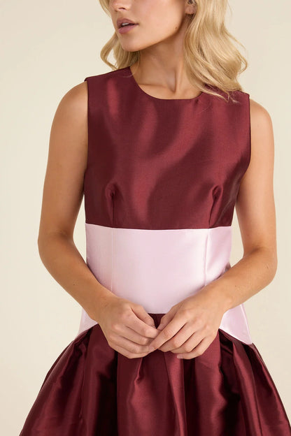 Thomas & Lourdes Andrew Dress in Bordeaux