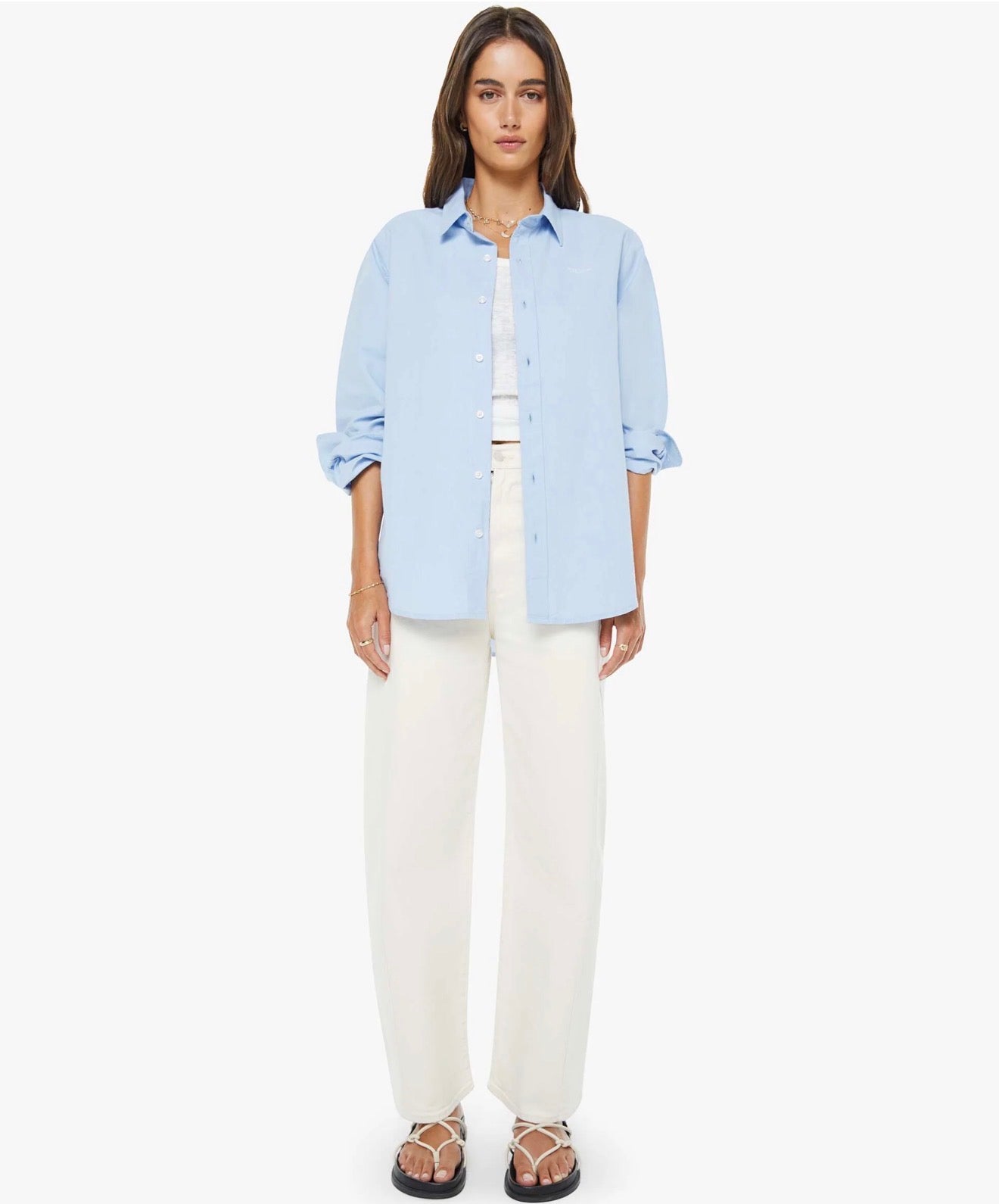 MOTHER DENIM The Bestie Button Down Shirt