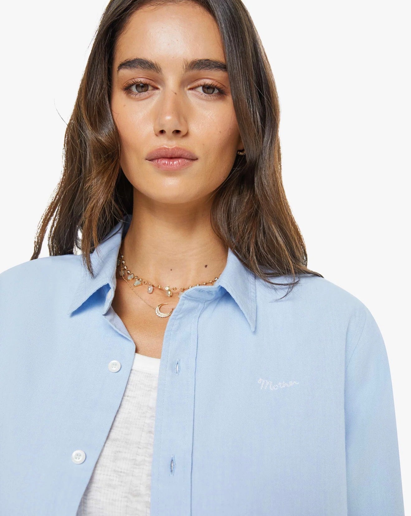 MOTHER DENIM The Bestie Button Down Shirt