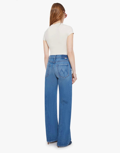 MOTHER DENIM The Mid Rise Lasso Sneak - Get Two Birds Stoned
