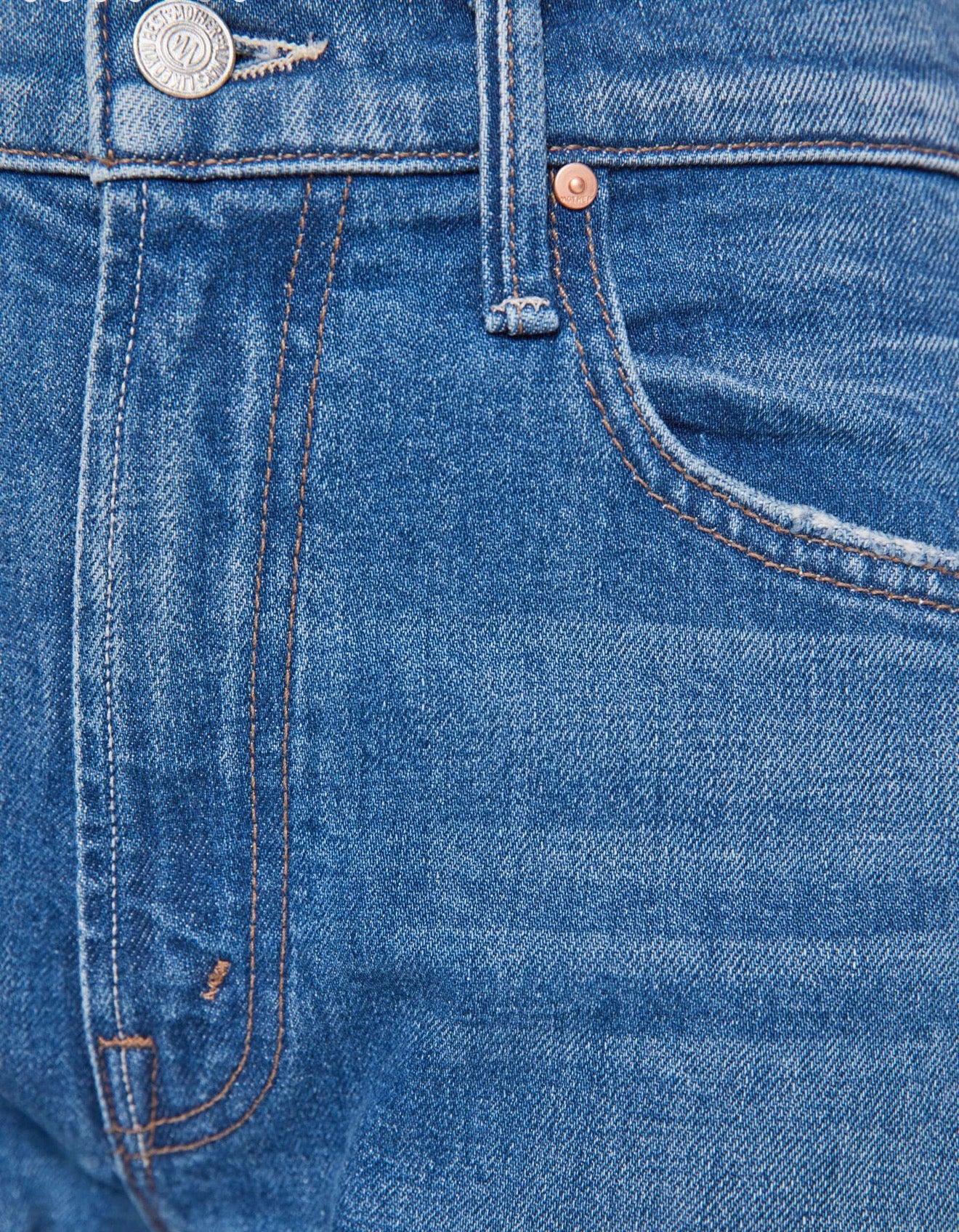 MOTHER DENIM The Mid Rise Lasso Sneak - Get Two Birds Stoned