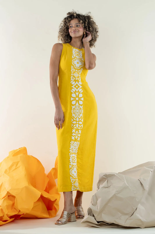 Emily McCarthy Hepburn Dress - Golden Hour