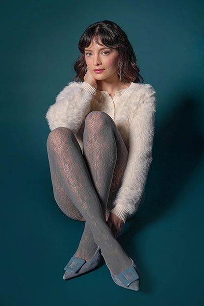 The Brushed Crewneck Ivory Cardigan