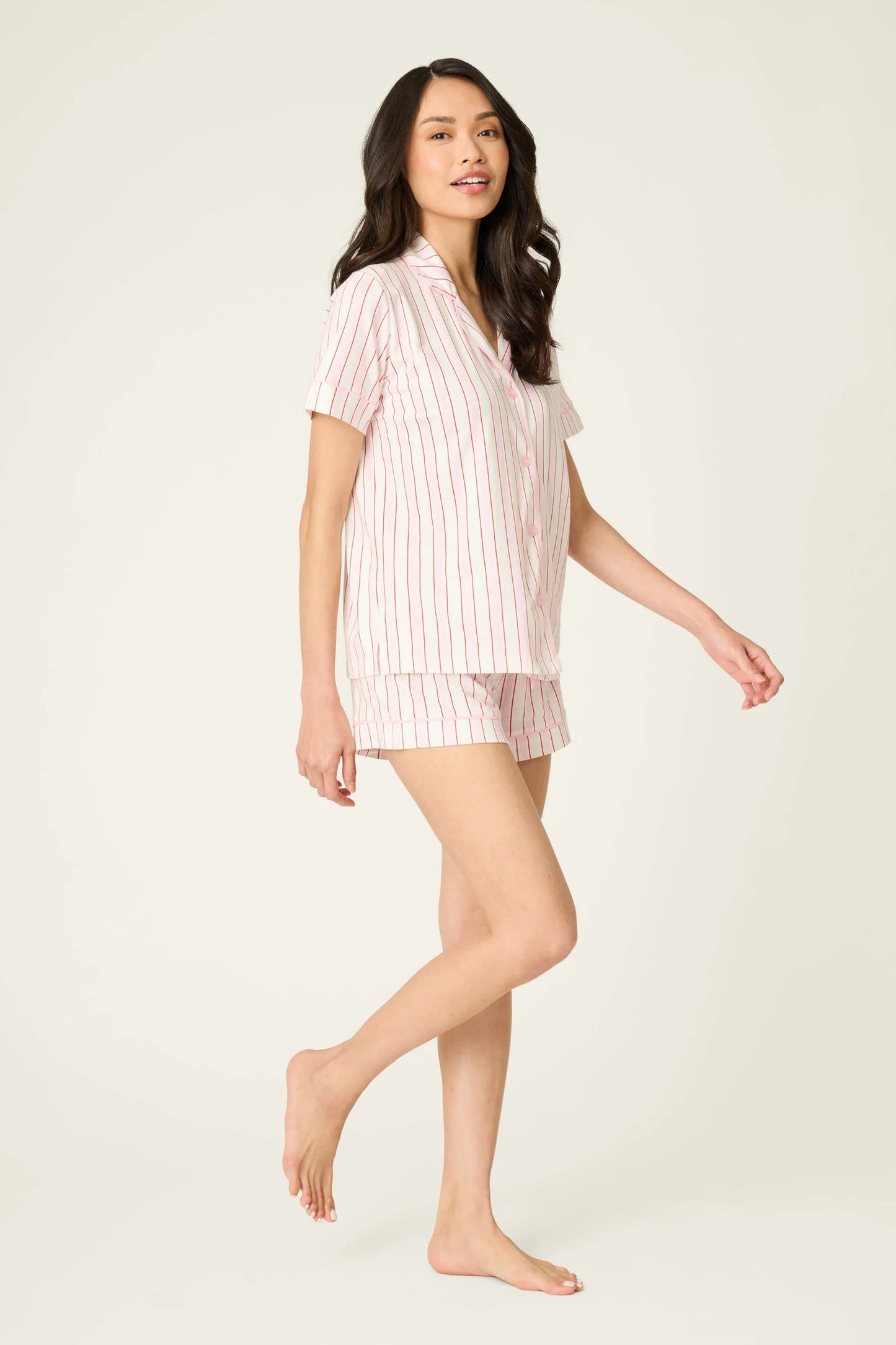 Feeling Love Striped 3-Piece PJ Set