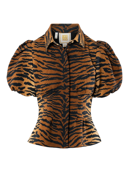 Britt Tiger Jacquard Top