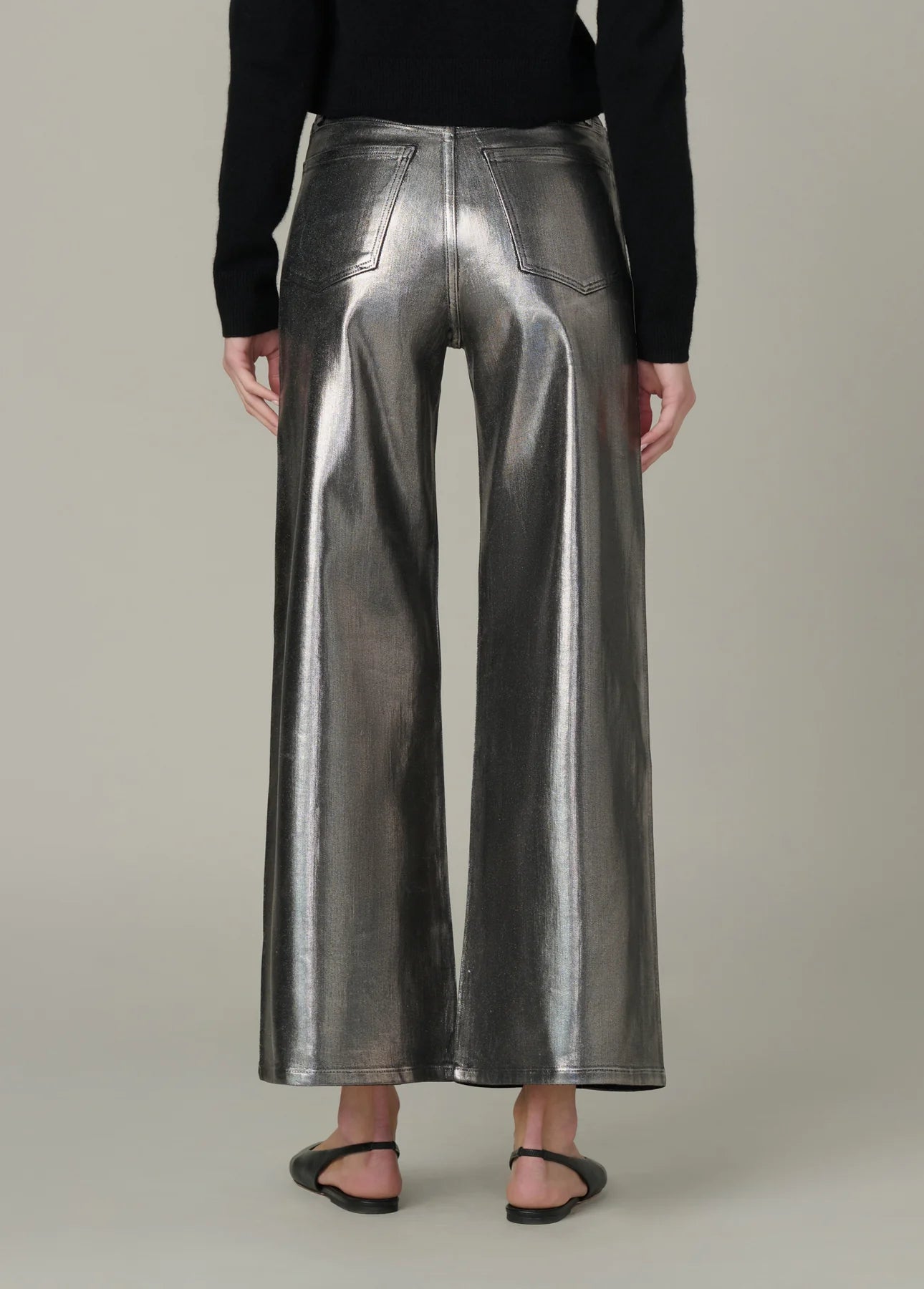 The Mia Pewter Foil High Rise